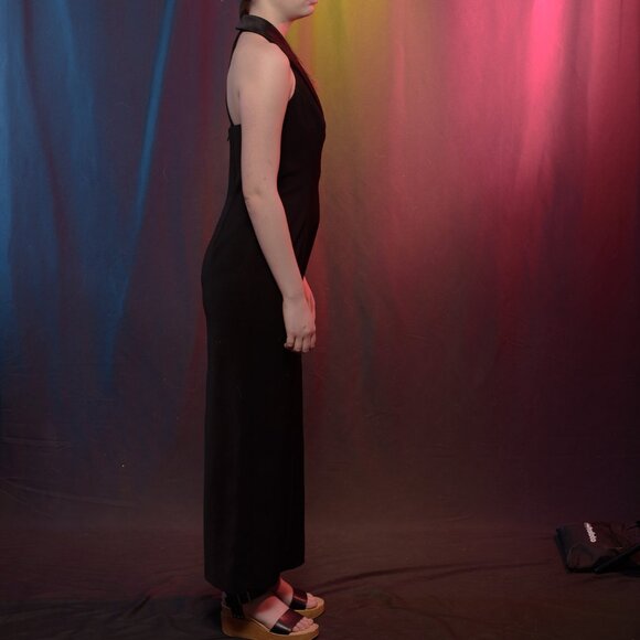 Beautiful Black Evening Gown/#104 - Picture 5 of 8